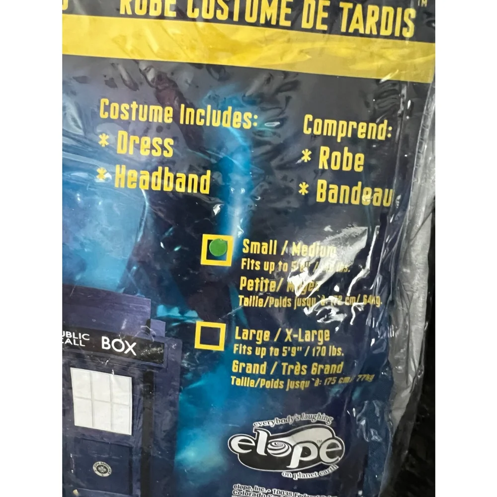 New Dr Who Tardis Costume Dress